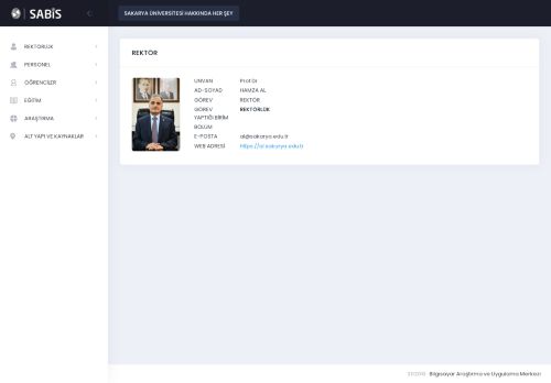 SABİS | Sakarya Üniversitesi Bilgi Sistemi - Detaylı Öğrenci Sayıları