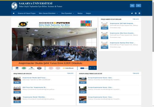 Sakarya University | The Science for Stronger Societies: Science & Future
