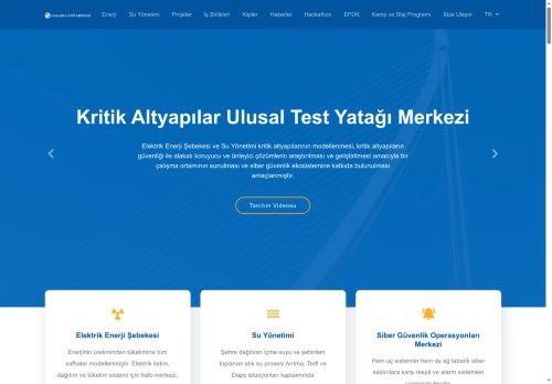 Kritik Altyapılar Ulusal Test Yatağı Merkezi - CENTER