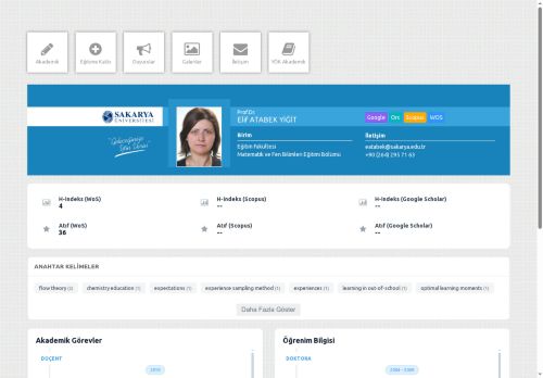 Prof.Dr. Elif ATABEK YİĞİT