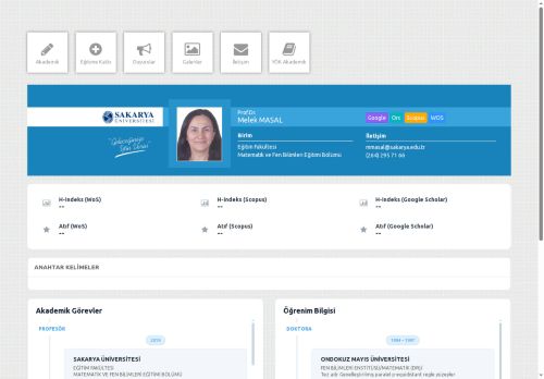 Prof.Dr. Melek MASAL