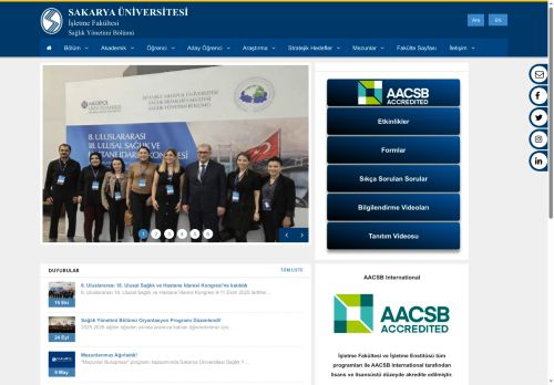 Sakarya Üniversitesi | SAĞLIK YÖNETİMİ