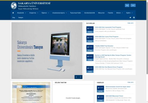 Sakarya Üniversitesi | İnşaat Mühendisliği