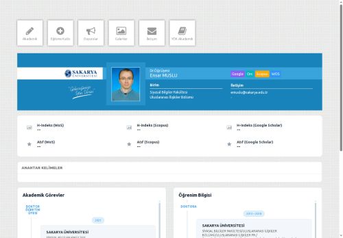 Dr.Öğr.Üyesi Ensar MUSLU