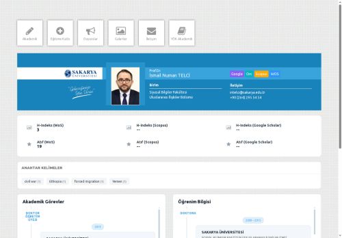 Prof.Dr. İsmail Numan TELCİ