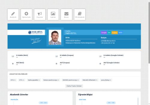 Prof.Dr. Fatih ÜSTEL