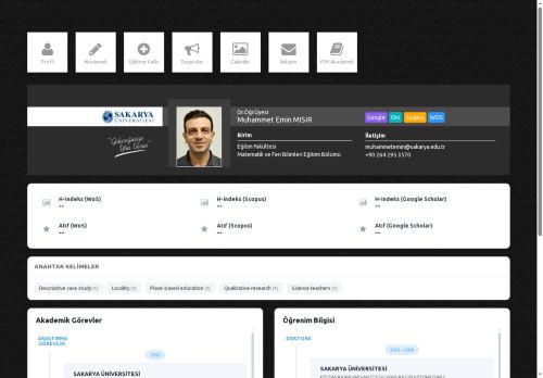 Dr.Öğr.Üyesi Muhammet Emin MISIR