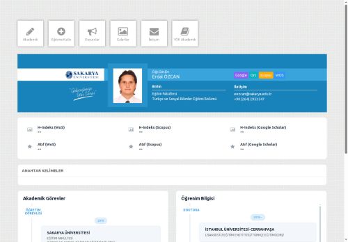 Öğr.Gör.Dr. Erdal ÖZCAN