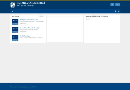 Sakarya Üniversitesi | SAÜ Biyoloji Topluluğu