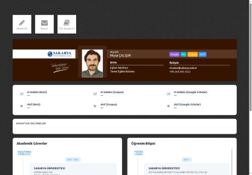 Arş.Gör. Musa ÇALIŞIR