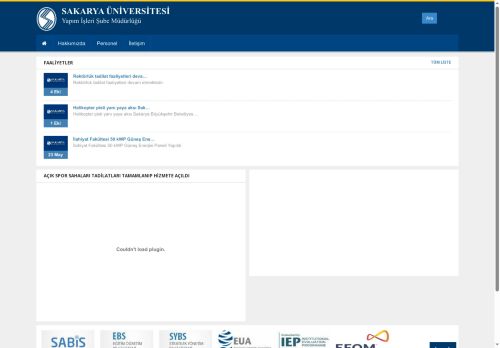 Sakarya Üniversitesi | Yapım İşleri Şube Müdürlüğü