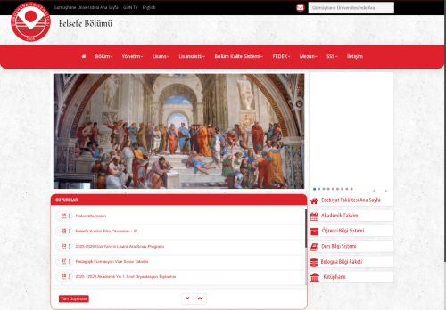 Felsefe Bölümü - EDEBİYAT FAKÜLTESİ