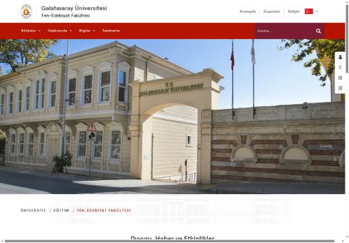 Anasayfa | Fen-Edebiyat Fakültesi