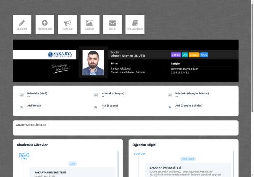 Doç.Dr. Ahmet Numan ÜNVER