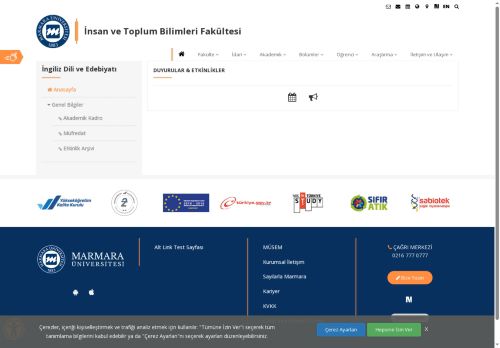 İngiliz Dili ve Edebiyatı - İnsan ve Toplum Bilimleri Fakültesi - Marmara Üniversitesi Önizlemesi
