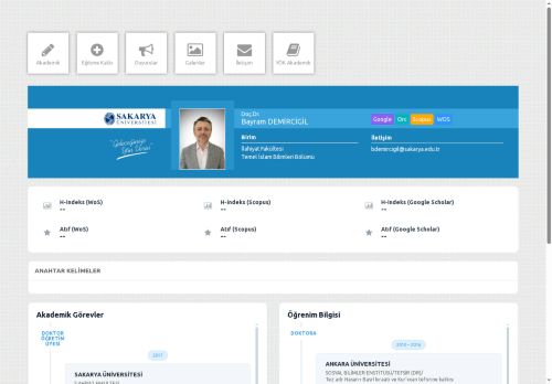 Doç.Dr. Bayram DEMİRCİGİL