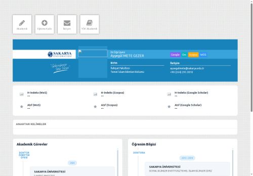 Dr.Öğr.Üyesi Ayşegül METE GEZER