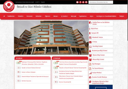 İktisadi ve İdari Bilimler Fakültesi - Gümüşhane Üniversitesi