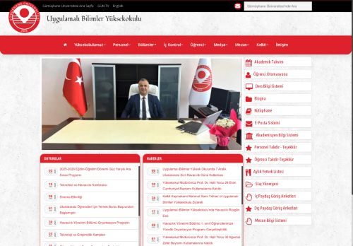 Uygulamalı Bilimler Yüksekokulu - Gümüşhane Üniversitesi