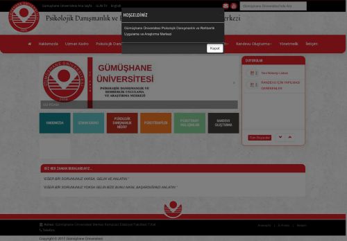 Psikolojik Danışmanlık ve Rehberlik Uygulama ve Araştırma Merkezi - EDEBİYAT FAKÜLTESİ