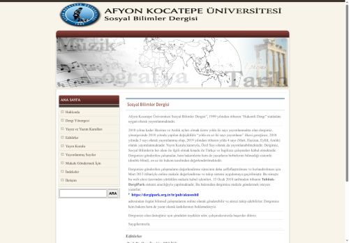 Sosyal Bilimler Dergisi | Sosyal Bilimler Dergisi