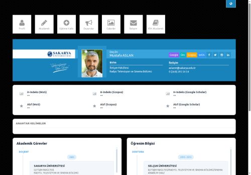 Doç.Dr. Mustafa ASLAN