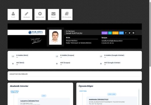 Dr.Öğr.Üyesi İsmail KURTULDU