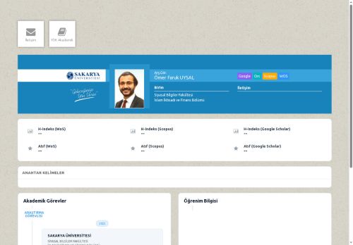 Arş.Gör. Ömer Faruk UYSAL