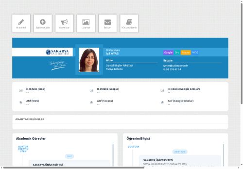 Dr.Öğr.Üyesi Işıl AYAS