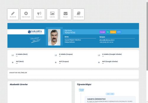 Öğr.Gör.Dr. Yunus KÖSE