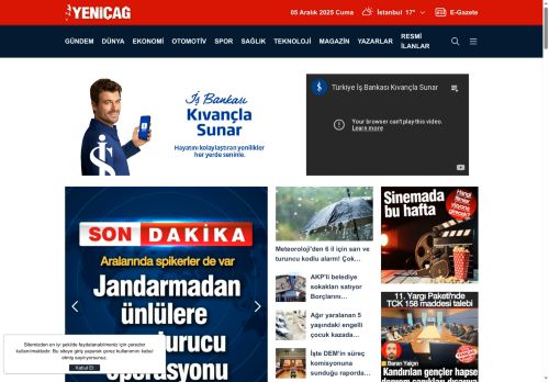 Yeniçağ Gazetesi - Haber, Son Dakika Haberler, Gündem Haberleri