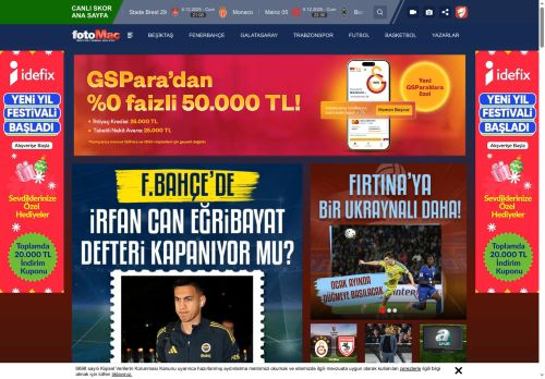 SON DAKİKA transfer ve spor haberleri - FOTOMAÇ