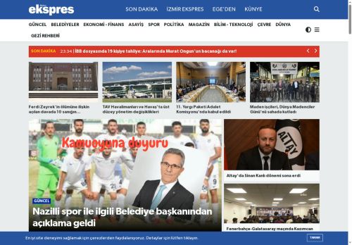 İzmir Haberleri, Güncel Haberler, Son Dakika Haberleri - Haber Ekspres