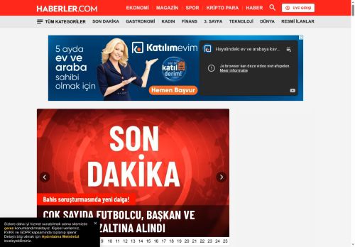 Son Dakika Haberler ve Güncel Haberler - Haberler.com