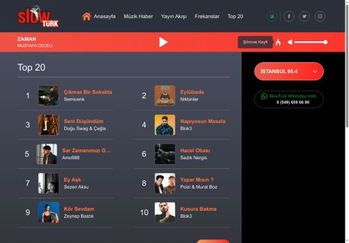 Aşkın Frekansı SlowTürk... - İstanbul 95.4- SlowTürk Dinle