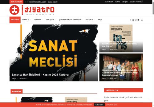 Ana Sayfa | Tiyatro Dergisi