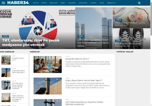 Siyaset, Spor, Magazin ve en güncel haberler burada - Home - Haber34