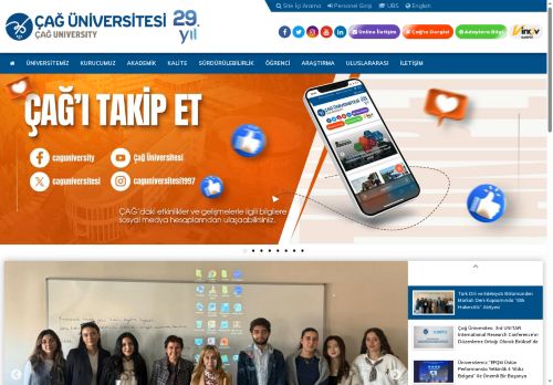 Avrupa'dan Onaylı Üniversite - Çağ Üniversitesi