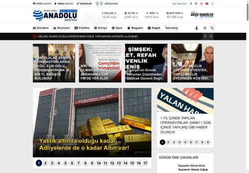 Ardahan Haber - Kuzey Anadolu Gazetesi