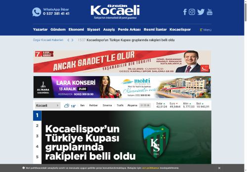 Son Dakika Kocaeli Haberleri - Özgür Kocaeli