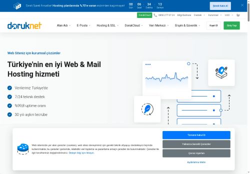 DorukNet - Alan Adı, Hosting, SSL ve Cloud Çözümleri 