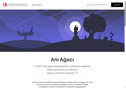 Anı Ağacı | ODTÜ
