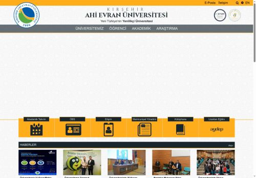Kırşehir Ahi Evran Üniversitesi - Anasayfa