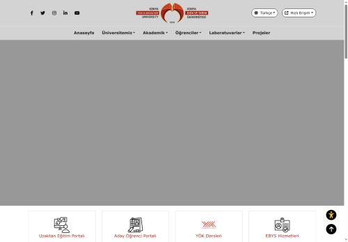 Konya Gıda ve Tarım Üniversitesi - Anasayfa