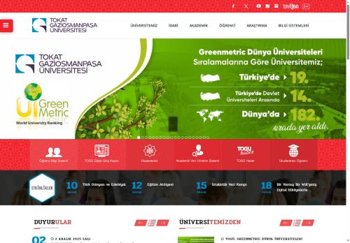Tokat Gaziosmanpaşa Üniversitesi