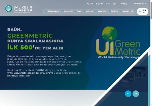 BAUN | Balıkesir Üniversitesi