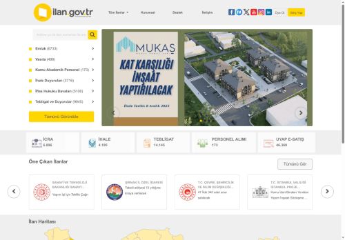 Türkiye'nin İlan Portalı - ilan.gov.tr