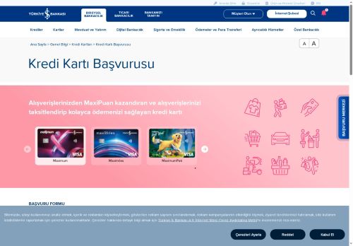 Anında Online Başvurun | Türkiye İş Bankası - Kredi Kartı Başvurusu