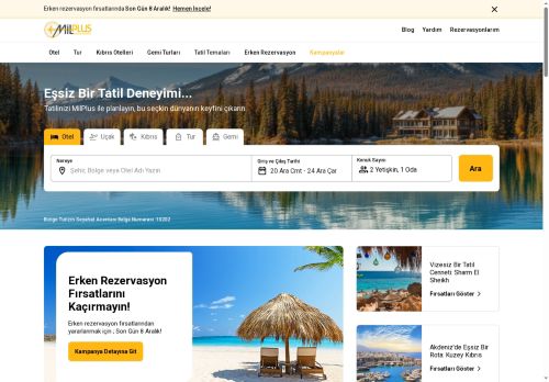 MilPlus ile eşsiz bir tatil deneyimi
