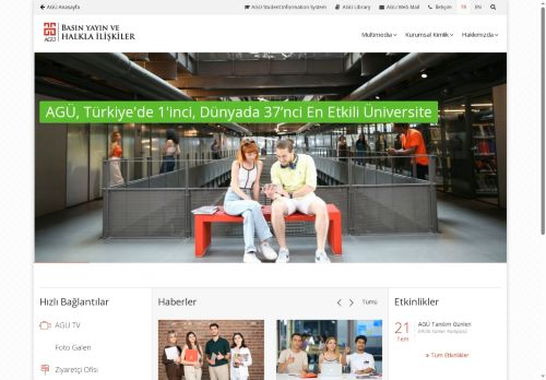 3'üncü Nesil Devlet Üniversitesi - Abdullah Gül Üniversitesi